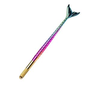 Lápiz de Cejas Microblading Colorido con Diseño de Sirena, Herramienta Manual para Tatuajes, para Artistas de Maquillaje Permanente - Product Image 3