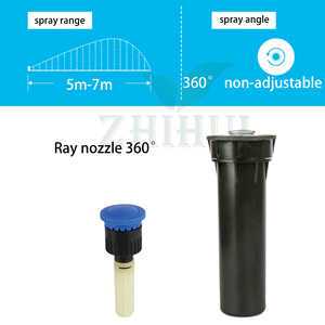 Arroseurs <span class=keywords><strong>système</strong></span> <span class=keywords><strong>d</strong></span>'irrigation 1/2 pouces filetage femelle 360 degrés arroseurs de jardin arroseur rotatif <span class=keywords><strong>enterré</strong></span> pour l'irrigation de jardin - Product Image 5