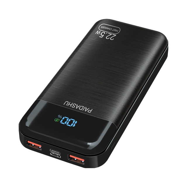 27000mAh High Capacity Portable USB C Power Bank 22.5W Quick Charge Compatible with PD3.0 QC4.0 for Smartphones and Tablets