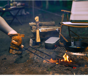 Sıcak satış açık taşınabilir küçük 30CM paslanmaz çelik katlanır kamp ızgara dizi bölmeleri gaz sobası için rendeleyin <span class=keywords><strong>stand</strong></span>ı - Product Image 3