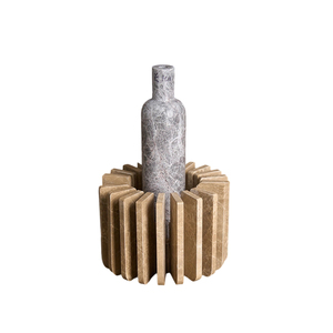 Marble <strong>Candle</strong> <strong>Holder</strong> Round Coaster Tray Dragon Phoenix Vase Base - Stone Home Decor Crafts - Product Image 1