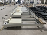 Máquina Reformer de Pilates de Madera de Arce de Grado Comercial Premium con Deslizamiento Suave para Fortalecimiento Corporal, Ideal para Estudio de Yoga y Uso Doméstico