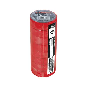 Cinta Aislante Roja TRUPER, Rollo de 9m x 19mm, Caja 8 - Product Image 3