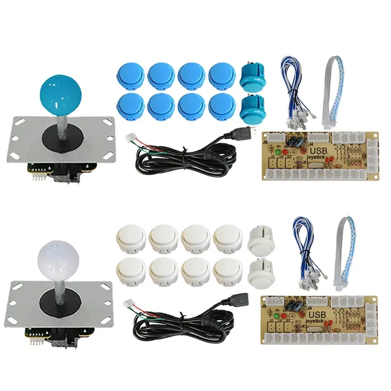 Kits de máquina de jogo diy com placa chip + botão + joystick