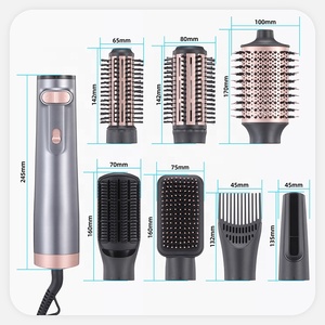 1000W 7 in 1 Hair Dryer <strong>Brush</strong> Auto <strong>Rotating</strong> <strong>Hot</strong> Comb Multi Hair Styling Tools High Speed <strong>Hot</strong> Air <strong>Brush</strong> - Product Image 4