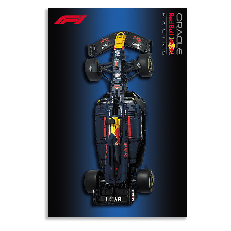red bull f1-b model  does not include building block car