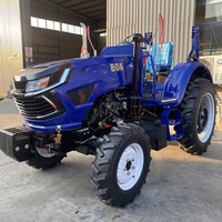Mini Tractor Agrícola Compacto 4WD 4x4 de 25-100hp con Componentes de Motor y Ruedas para Agricultura