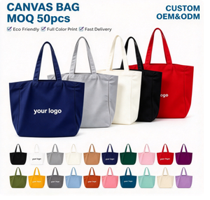 Custom Logo Color Oversized Cotton Canvas <b>Tote</b> Bags Reusable Durable Weekender Giant Large Grocery Shopping Sporty Bag for Yoga - Product Image 3