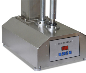 Machine de scellage semi-automatique en acier inoxydable pour canettes rondes en aluminium, bière, plastique PET, thon, papier et boissons TDFJ-160SP - Product Image 2
