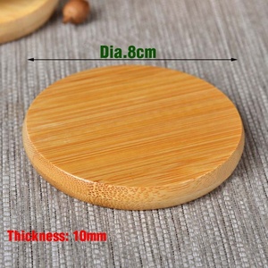 Water Proof Glass Ceramic <strong>Cup</strong> <strong>Holder</strong> Bar Accessories Beer Coffee <strong>Tea</strong> Mug Mat Customized Round Shape Bamboo Coaster <strong>Cup</strong> <strong>Holder</strong> - Product Image 2