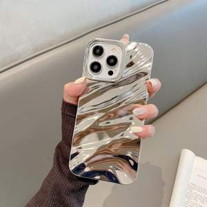 Funda para iPhone 16e, con diseño de ondas brillantes, efecto de agua, protección total y a prueba de golpes, agradable al tacto. - Product Image 2