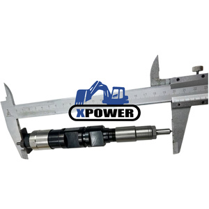 Injecteur de carburant XPower neuf 095000-6470 RE546777 Noir/Argent pour moteur 6090 9.0L d'excavatrice sur chenilles avec garantie de 6 mois - Product Image 4