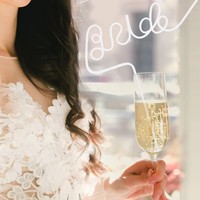 Ensemble de pailles personnalisées pour les mariés avec paille en forme d'anneau de diamant pour le toast au champagne de mariage, fournitures de fête pour couple