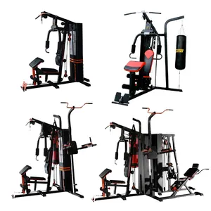 Mutli Function Station Peralatan Gym Rumah Mesin Berolahraga untuk Stasiun Pelatihan Satu Orang