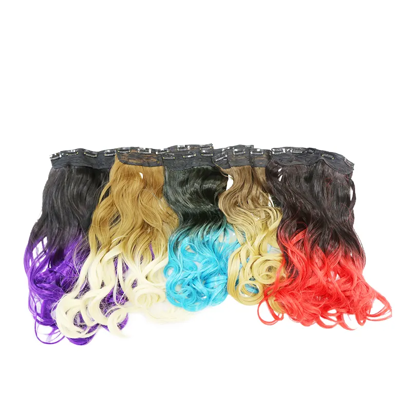 Human hair extension Brazil girl False human hair fiber wholesale cheap variety of color wig natural wavy wig