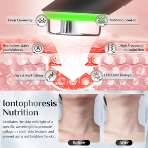 เครื่องนวดตาแบบมือถือ 7 สี LED พร้อมไมโครเคอร์เรนท์ EMS ยกกระชับผิวหน้า สำหรับใช้ในบ้าน - Product Image 4