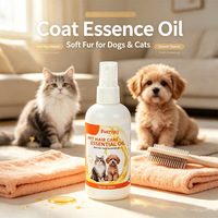 Huile de soin pour poils d'animaux FURRIYO pour chiens et chats, pour un pelage doux et brillant, améliore les poils secs et emmêlés, huile de toilettage pour animaux