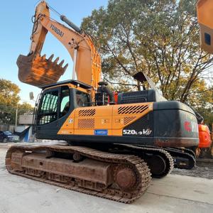 Excavatrice sur chenilles hydraulique Hyundai 520L-9VS d'occasion d'origine coréenne, haute qualité, en stock - Product Image 4