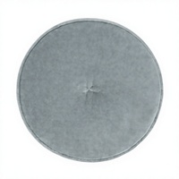 Coussin rond moderne en velours de luxe, coussin décoratif circulaire pour canapé, lit et assise au sol, coussin en forme de disque