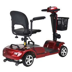 Scooter électrique quatre roues pour personnes âgées, double siège, batterie 24V 20Ah, autonomie 20 km, pliable, usage domestique - Product Image 3
