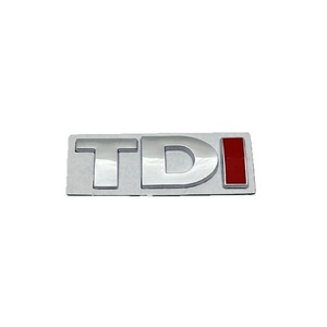 Emblema 3D in Metallo TDI, Badge per Griglia Anteriore Auto, <span class=keywords><strong>Adesivo</strong></span> per <span class=keywords><strong>Volkswagen</strong></span> VW - Product Image 3