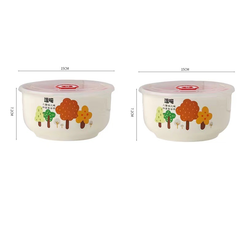 Coperchi bianchi Warm-2 per ciotole da 6 pollici