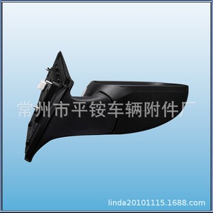 Rétroviseur Hyundai Reina 10-16, miroir plan, coque ABS noire, pour remplacement et réparation - Product Image 4