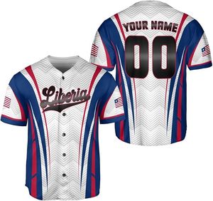Maillots de baseball à boutons personnalisés pour hommes, manches courtes, uniforme scolaire et de club, vente en gros avec logo, nom, numéro et motif personnalisés - Product Image 1