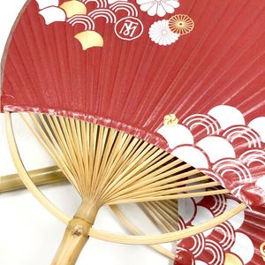 Éventail rond en papier personnalisé pour accessoires de photographie, souvenirs de mariage, cadeaux pour invités, éventail à palettes - Product Image 5