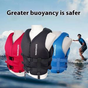 성인 및 아동용 휴대용 네오프렌 부력 구명조끼, 갯바위 낚시 보트 수영용 인명 구조 서바이벌 베스트 - Product Image 5