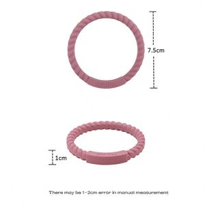 Bracelet de dentition portable en silicone pour bébé, jouet à mâcher, cadeau pour enfant, accessoire de puériculture, jouet souple - Product Image 4