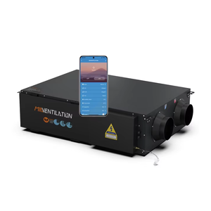 Thermostat Wifi LCD MVHR, déshumidificateur d'air, sécheur d'air 33L par jour avec ventilateur à récupération <span class=keywords><strong>de</strong></span> chaleur HRV, unité 2 en 1 - Product Image 1