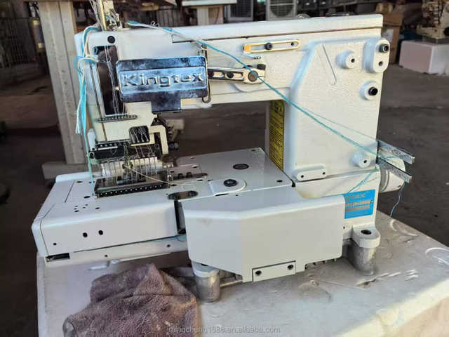 KINGTEX Automatic Motorized High-Speed Needle Direct Drive Flat-Bed Sewing Machine for Pants Dresses Skirts Multi-needle