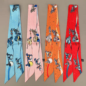 90*5cm Koreanischer Stil Vielseitiges Neues Modisches Auto-förmiges Damen-Bindeband Langes Haarband Fließendes Band Kleines Halstuch - Product Image 1