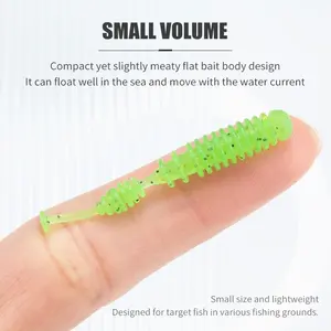 TGD Best 20 pièces/sac Leurre souple flottant en TPE 0,8g 43mm, Leurre de pêche artificiel en silicone <span class=keywords><strong>pour</strong></span> Carpe, Black-bass, <span class=keywords><strong>Truite</strong></span> - Product Image 5