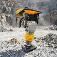 Pilonneuse Diesel Jumping Jack 80 kg, Machine de compactage du sol à commande manuelle pour la construction routière