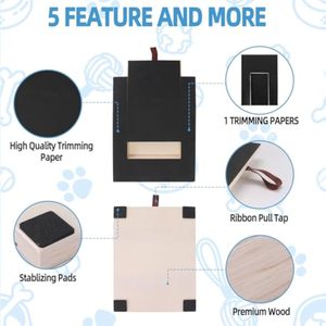 Tablero para rascar gato resistente a la abrasión natural JQ, almohadilla para rascar perro de bambú para uñas para tiempo de unión familiar - Product Image 4