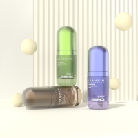 Flacon de lotion en verre rouge personnalisé avec logo, 30 ml, flacon en verre portable, flacon de sérum de voyage anti-fuite avec pompe