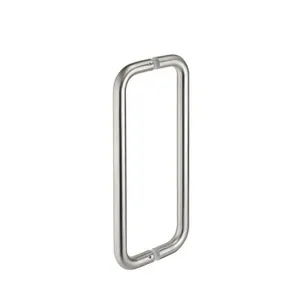 Manija de puerta de vidrio para ducha, manija de acero inoxidable 304, tipo O, deslizante, proveedor de China