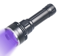 Lampe torche UV OEM personnalisée Lanterne lumière noire LED UVC à ondes courtes 254nm 300nm 365nm Lampe de poche ultraviolette UV