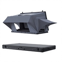 Tente de toit de voiture extérieure à grande capacité, installation rapide, protection UV, imperméable, pour le camping