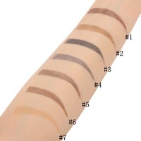Crayon à sourcils minéral personnalisé avec logo, automatique, doré, cosmétique, imperméable, anti-bavures, fin, lisse