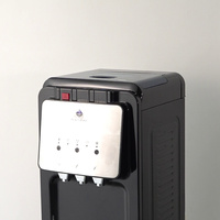 Distributeur d'eau chaude, ambiante et froide, bouteille de 3-5 gallons à chargement par le bas, noir, refroidissement par compresseur, CE, CB, prix bon marché