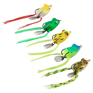 Palmer 10 pièces 15 pièces top pêche en eau grenouille <span class=keywords><strong>leurre</strong></span> ensemble boîte bionique doux tête <span class=keywords><strong>de</strong></span> serpent saut grenouille <span class=keywords><strong>leurre</strong></span> avec fil <span class=keywords><strong>de</strong></span> pêche en titane - Product Image 6