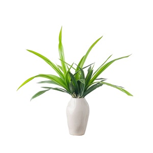 CallaFloral Plante Artificielle Cymbidium Faberi en PVC Souple Vert Décoration de Mariage Style INS Artisanat Transfrontalier - Product Image 5