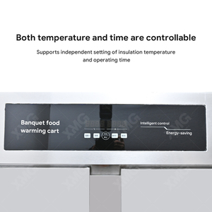 Elektrisch verwarmde deurverplaatsbare kast, commerciële geïsoleerde fastfood-kast, banketkar - Product Image 3