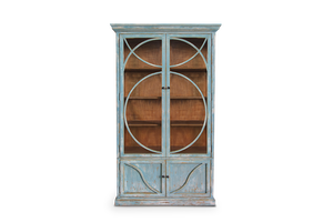 Lemari Furnitur Kaca Kayu Antik Tiongkok Termasuk Dua Bagian untuk Kamar Tidur - Product Image 2