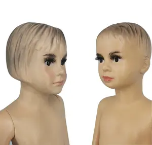Heiße Verkäufe billig Make-up Kind Kunststoff-Schaufenster puppe mit Ständer