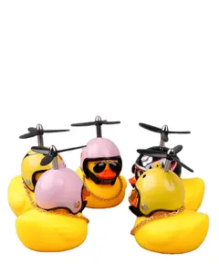 Car Rearview Mirror Hanging Swing Cute Little Yellow Duck Auto