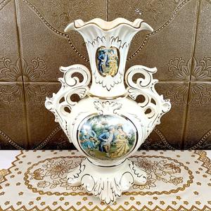 Jarrón de porcelana europeo de lujo-Centro de mesa elegante para restaurante - Product Image 1